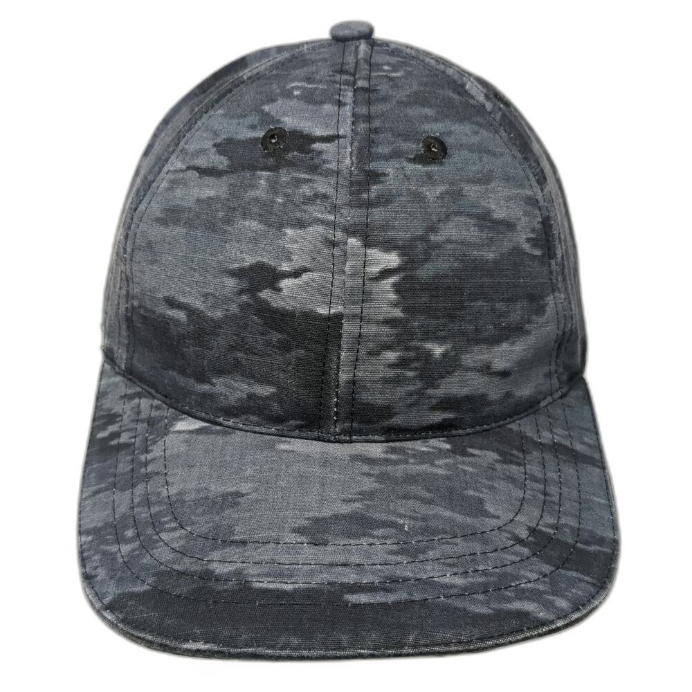 Tru-Spec Baseball Cap Gray Black One Size A-TACS AU Camo Ripstop Tactical Hat